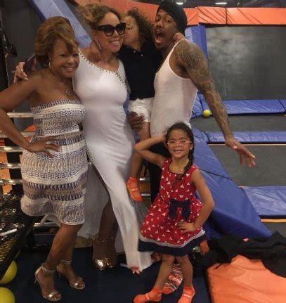 Cannon posed in her maternity shoot photos and also attended de la rosa's club tummy baby shower. Nick Cannon, Mariah Carey reunite on Father's Day - UPI.com