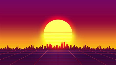 2048x1152 Retrowave City Dark Sunset 4k Wallpaper2048x1152 Resolution