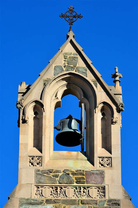 Church Of The New Jerusalem Bell Tower In Cambridge