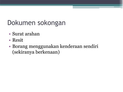 Penggunaan kenderaan jabatan jenis urusan : Trainees2013: Borang Tuntutan Perjalanan Menggunakan ...