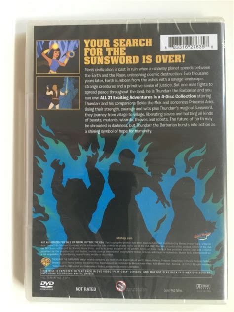 Hanna Barbera Classic Collection Thundarr The Barbarian The Complete Series 883316276358 Ebay