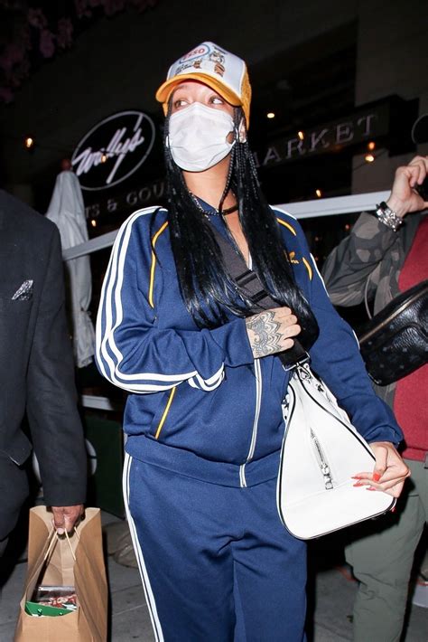 Rihanna In Adidas Tracksuit In Beverly Hills 04122021 • Celebmafia