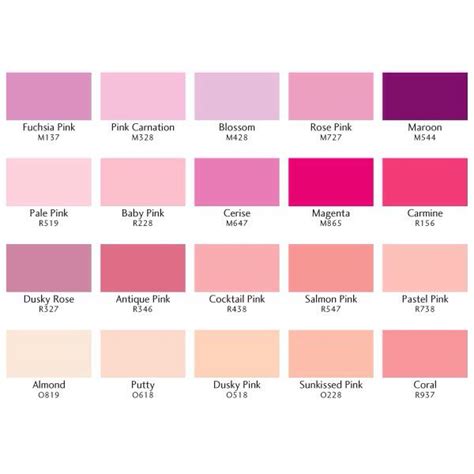 Pantone Pinks Paleta De Color Paletas Color