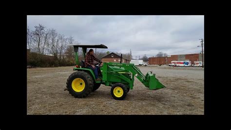 John Deere 790 Tractor With 419 Loader Youtube