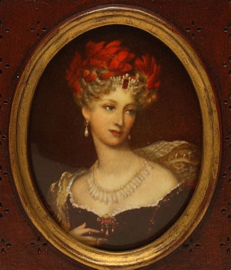 A Portrait Of A Woman With Red Flowers In Her Hair