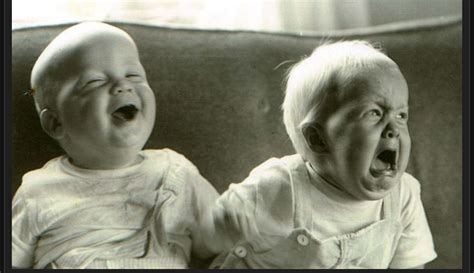 Laugh Cry Twin Babies Blank Template Imgflip