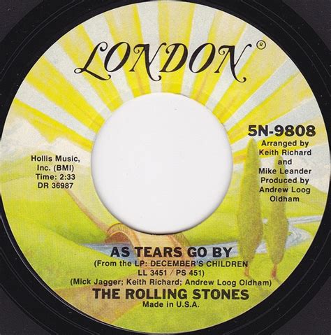 Ah wah has just welcomed into his home a distant cousin, ah ngor, who must be hospitalized for a lung problem, while fly, accompanied by ah site, gets too involved and quarrels with a rival gang. The Rolling Stones - As Tears Go By (1976, Vinyl) | Discogs