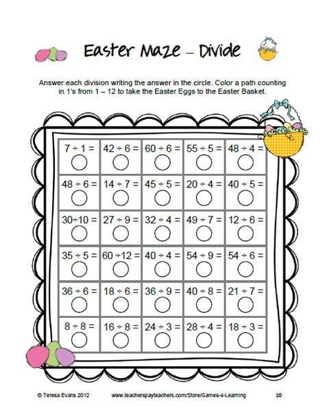 3 tricky easter tasks to. Fun Games 4 Learning: Easter Math Freebies Happy Easter!