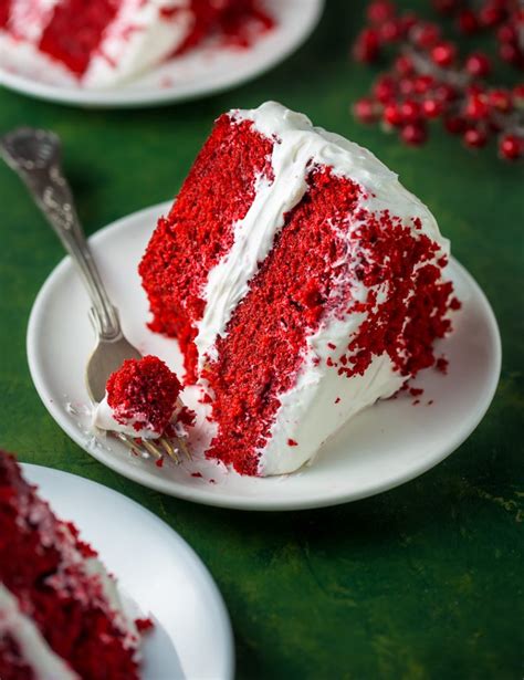 Red Velvet Cake With Cream Cheese Frosting Baker By Nature