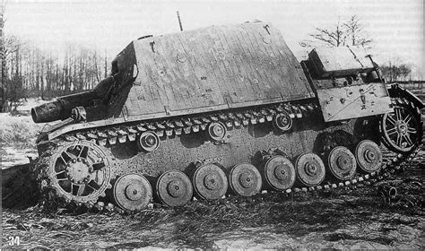 1945 Allemagne Un Canon Dassaut Automoteurs Sdkfz 166 Sturmpanzer