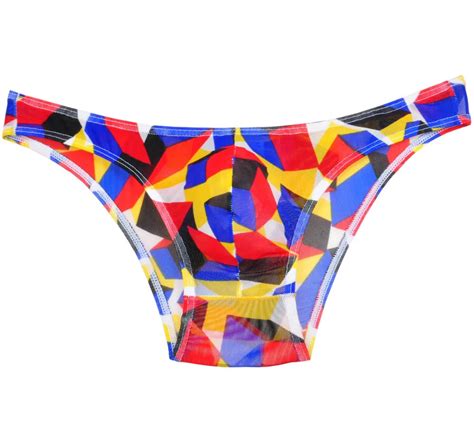Aliexpress Com Buy Sexy See Through Protruding Pouch Bikini Men S