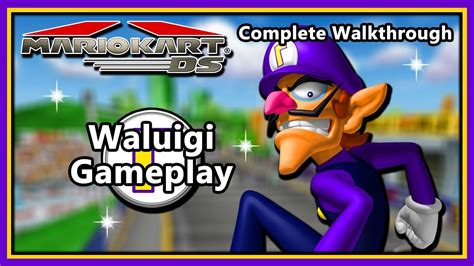 Mario Kart Ds Complete Walkthrough Waluigi Gameplay Hd Youtube