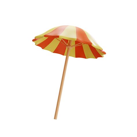 3d Beach Umbrella 10833706 Png