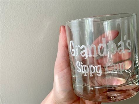 Grandpas Sippy Cup New Grandfather Fathers Day T Etsy