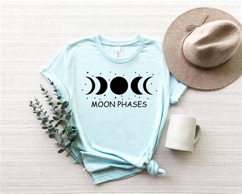 Moon Phases Shirt Moon Shirt Its Just A Phase Women Etsy