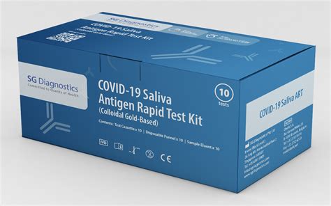 Covid 19 Home Test Kit Covid 19 Rapid Antigen Test Saliva Self Test