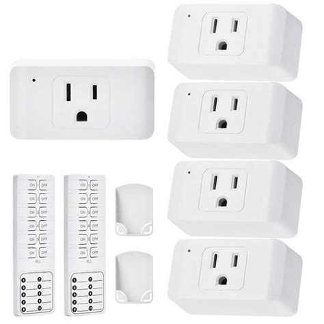 Happyline Two Remote Control Outlet Plug Wireless On Off Power Switch