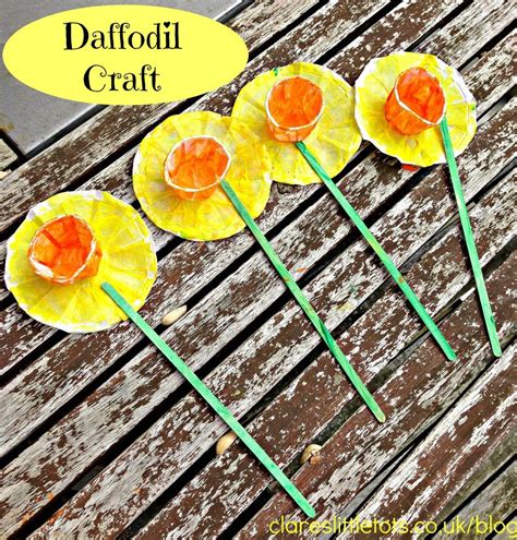 40 Easy Crafts For Kids Fun Art And Craft Ideas Daffodil Craft