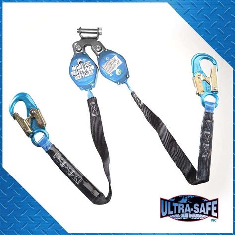 Web Retractable Lanyard With 3600 Lb Gate Hooks Ultra Safe