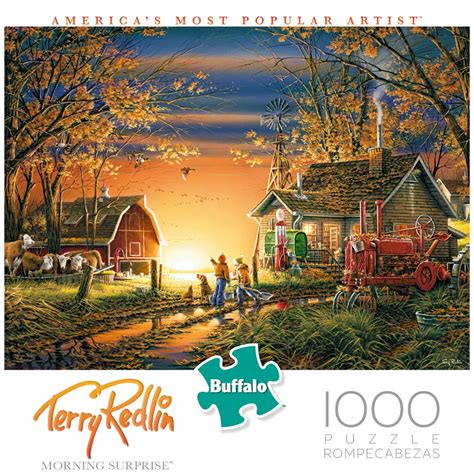 Buffalo Games Terry Redlin Morning Surprise 1000 Pieces Jigsaw Puzzle