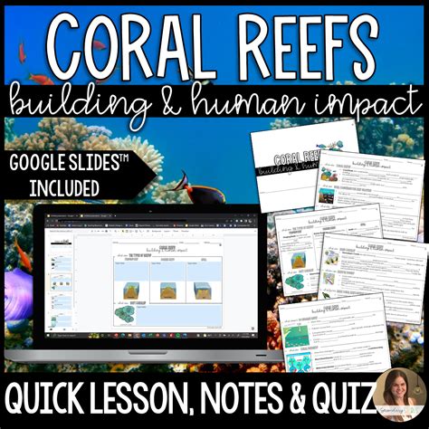 Coral Reef Building And Human Impact Lesson Guided Notes And