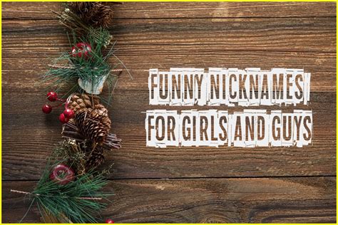 Funny nicknames and names are a way of showing you care about a person and … 2000+ Funny Nicknames for Guys and Girls - Nicknames