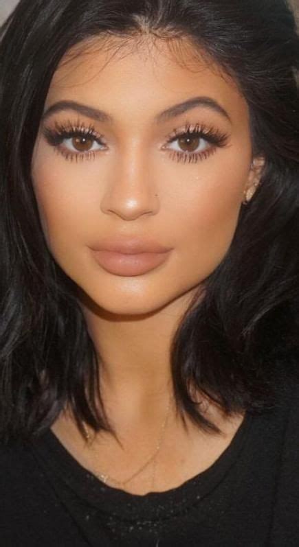 She follows this up by sharing that she usually does her eye makeup before foundation. Best makeup kylie jenner make up lashes ideas #makeup ...