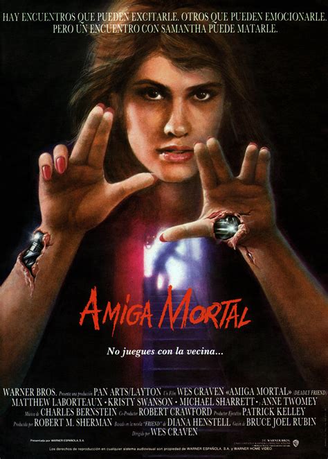 Cartel Español De Amiga Mortal Horror Movie Art Terrifying Movies
