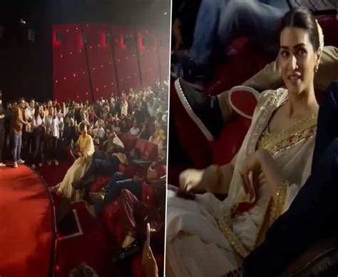 Kriti Sanon Sitting On Floor At Adipurush Trailer Launch Video Goes