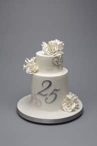 It was designed to match the plates and napkins she was using. Anniversary Cake Designs Archives - Cake Geek Magazine