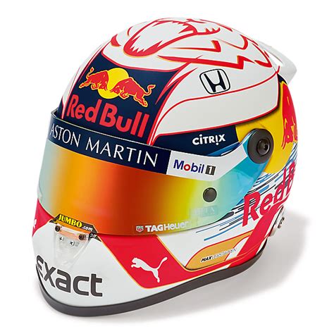 U bent nu op pagina: Red Bull Racing Shop: Max Verstappen 2019 1:2 Helmet ...