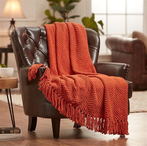 Chanasya Textured Knitted Super Soft Throw Blanket With