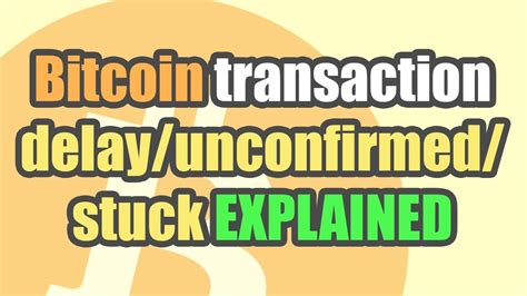 To learn more about why bitcoin transactions can't be canceled and how this aspect of bitcoin and other similar cryptocurrencies compares to other methods of payment like credit cards and cash, check out our blog post on bitcoin transactions & chargebacks. BITCOIN TRANSACTIONS DELAYED/UNCONFIRMED/STUCK EXPLAINED ...