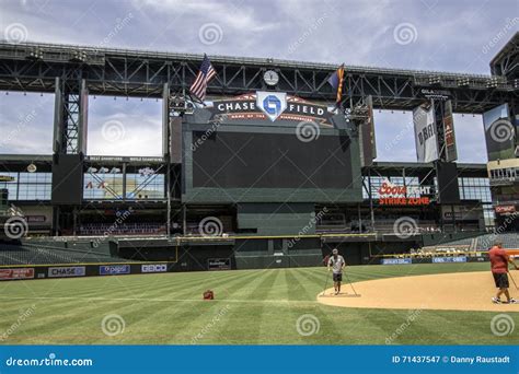 Arizona Diamondbacks Chase Field Baseball Stadium Editorial Photography