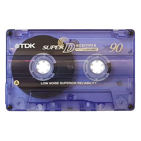 TDK Super D90 chrome blank audio cassette tapes - Retro Style Media