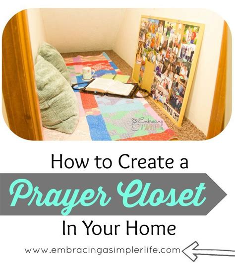 Prayer Closet How To Create One And Why You Should Embracing A