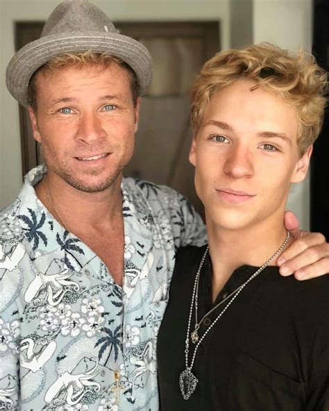 Brian And His Son Baylee I Remember When Baylee Was Born Just Saw Him Open For Bsb In North