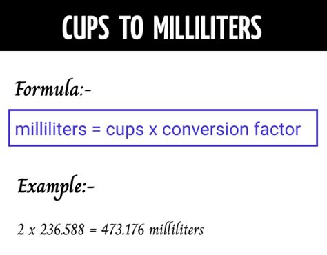 How Many Milliliters In A Cup Free C To Ml Converter My Technical