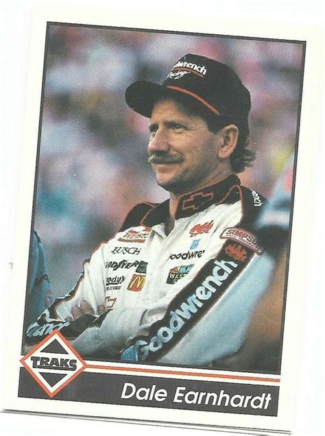 Dale Earnhardt 1992 Traks 190 Nascar Racing Card Goodwrenchchevrolet