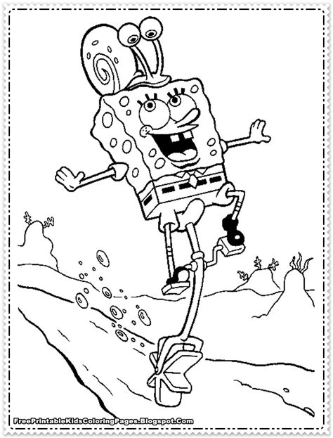Let me know whatcha think? Spongebob Squarepants Coloring Pages - Free Printable Kids ...