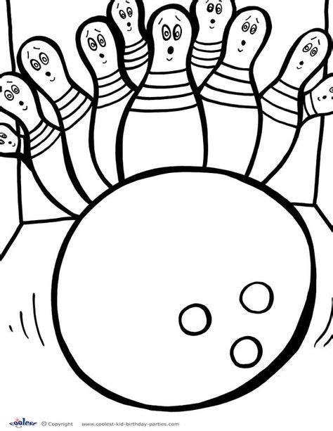 Printable Bowling Coloring Page 4 Coolest Free Printables Bowling