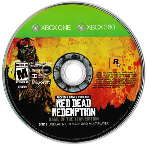 Red Dead Redemption Game Of The Year Edition 2011 Box Cover Art