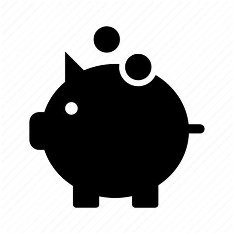 Coins Money Pig Piggy Icon