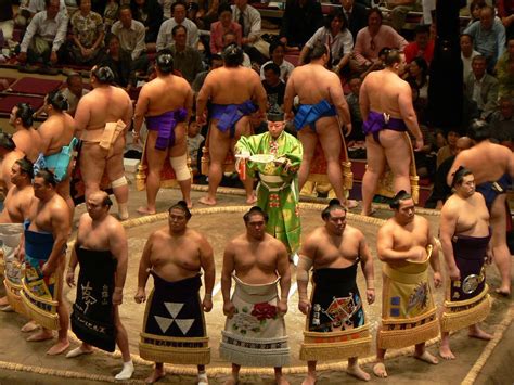 Sumotori Sumo Arts Martiaux Japon