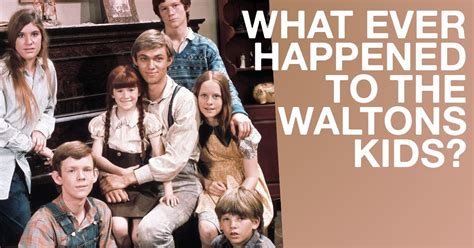 What Ever Happened To The Seven Kids From The Waltons
