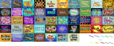 Spongebob Squarepants Season 8 Scoreboard By Seanthegem On Deviantart