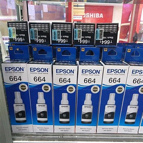 Jual Tinta Epson 664 Hitam Original Shopee Indonesia