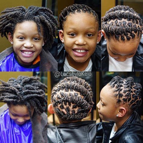 Braids and buns and bows, oh my! Pin by Benson Wadsworth on loc styles | Short locs ...