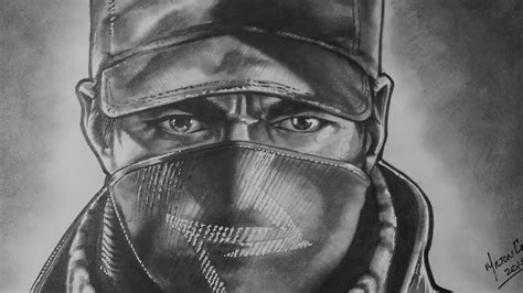 Drawing Aiden Pearce From Watch Dogs Videogame Youtube