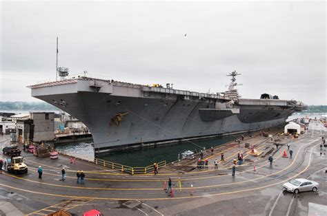 Record Number Of Us Navy Aircraft Carriers At Newport News